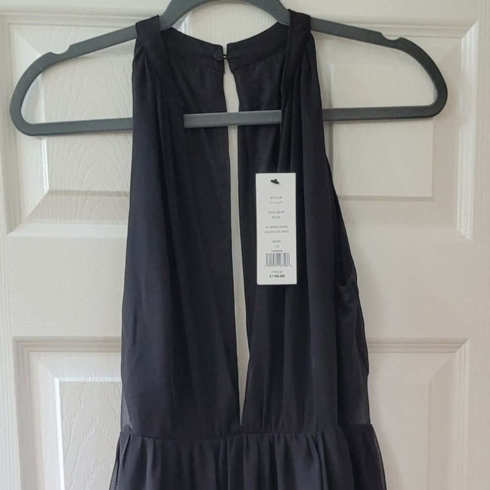 French Connection Aster Drape Halter Dress NWT